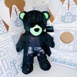 Build A Bear NEO The Matrix Plush w Costume & Goggles Shades Outfit Resurrection